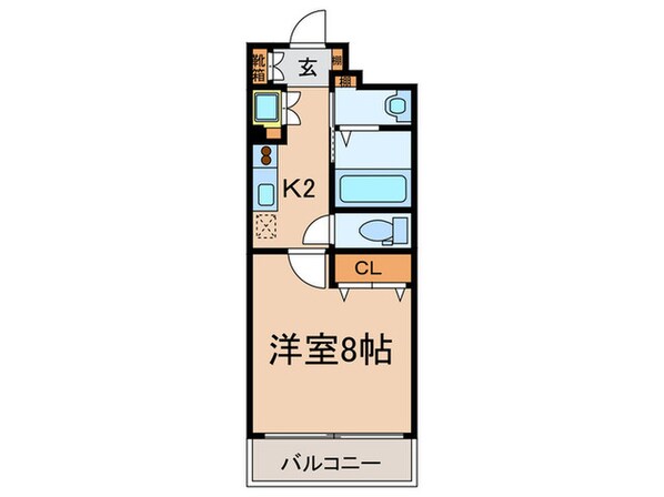 アスヴェル京都東山五条(403)の物件間取画像